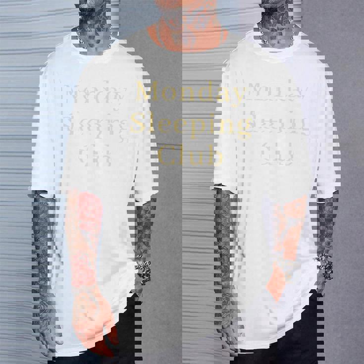 月曜日の睡眠クラブ 長袖tシャツ Tシャツ 彼への贈り物