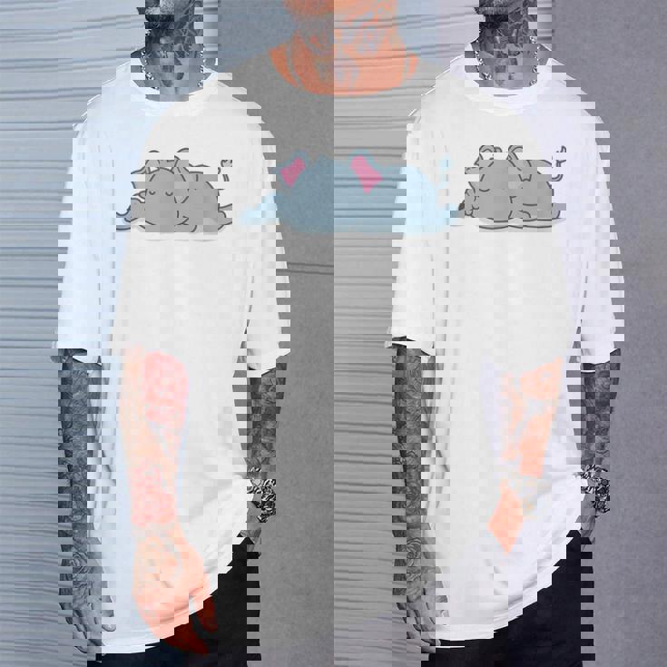 眠っている象 Tシャツ 彼への贈り物