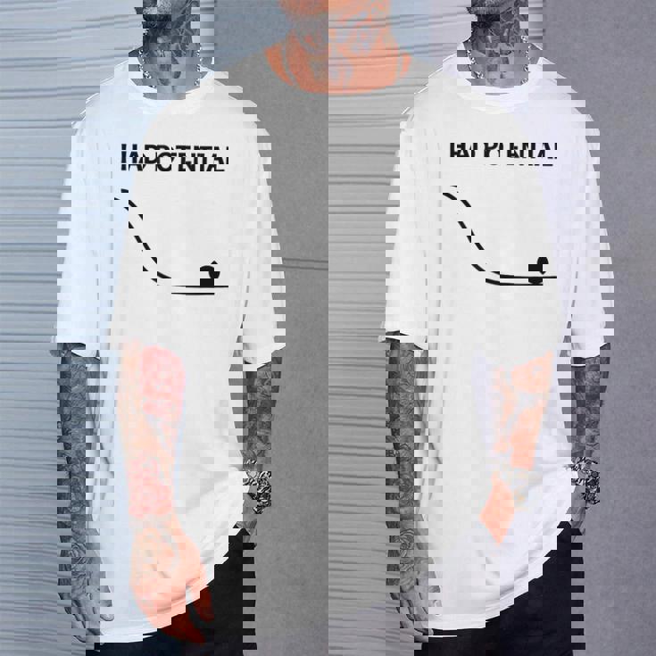 私には面白い物理学の可能性があった Tシャツ 彼への贈り物