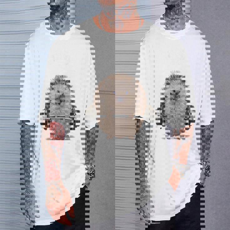 筋トレ ジム やる気がないなら家に帰れ ハリネズミ Tシャツ 彼への贈り物