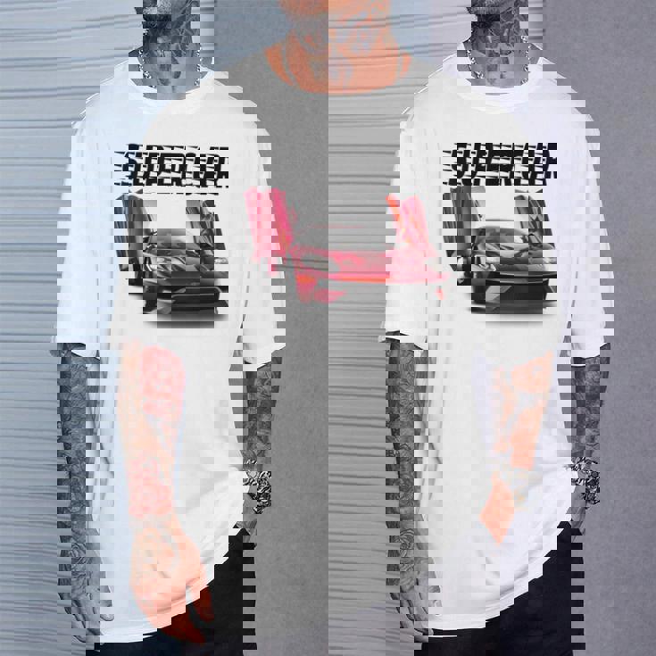 素敵なエキゾチックなスーtシャツ。スポーツカー愛好家に最適。 Tシャツ 彼への贈り物