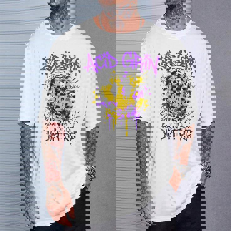 絵文字 美的 ヒップホップ Y2k 服 レトロ ヴィンテージ ストリートウェア ファッション 女性 男性 スマイリー Tシャツ 彼への贈り物