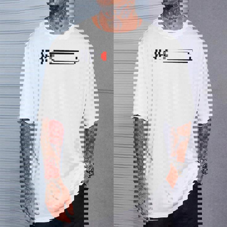 絶不調を伝える ピクセルアートパロディデザイン Tシャツ 彼への贈り物