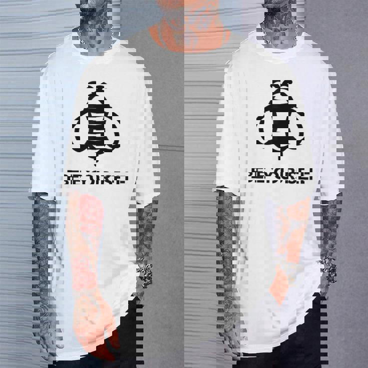 蜂 ユアセルフ 養蜂家 蜂蜜 ギフト Tシャツ 彼への贈り物