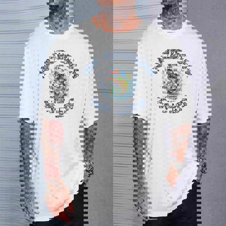 釣り クール バス釣り おもしろ フィッシング ライフ カモフラージュ グラフィック Tシャツ 彼への贈り物