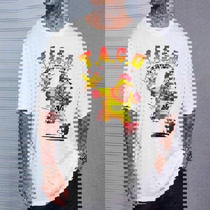 面白いトランプタコジョークアンチトランプ抗議tシャツ Tシャツ 彼への贈り物