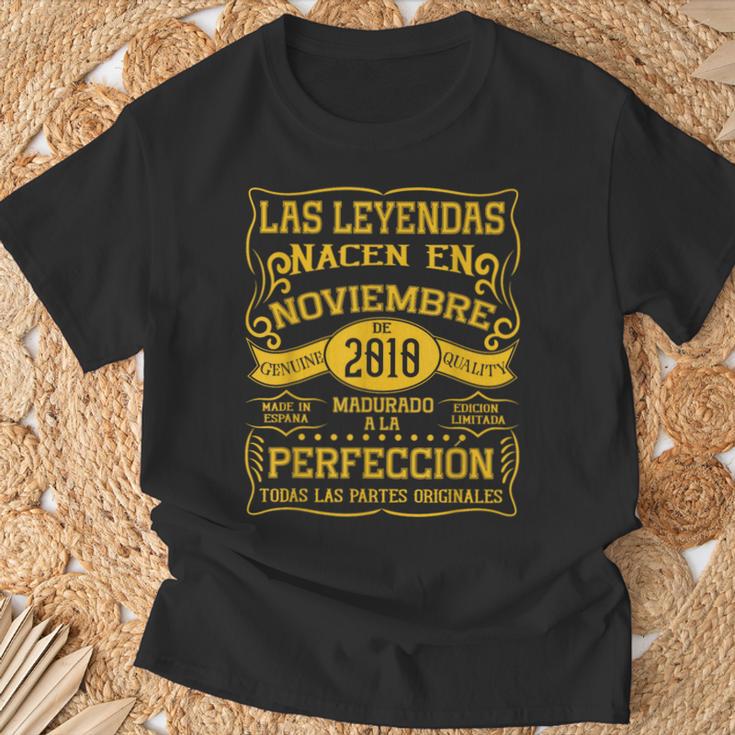 15 Años Cumpleaños Las Leyendas Nacen En Noviembre De 2010 Camiseta unisex Regalos para ancianos