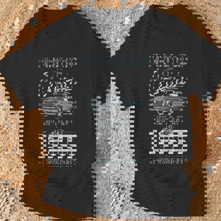 1955年クラシックカー生誕71周年 Tシャツ 高齢者への贈り物