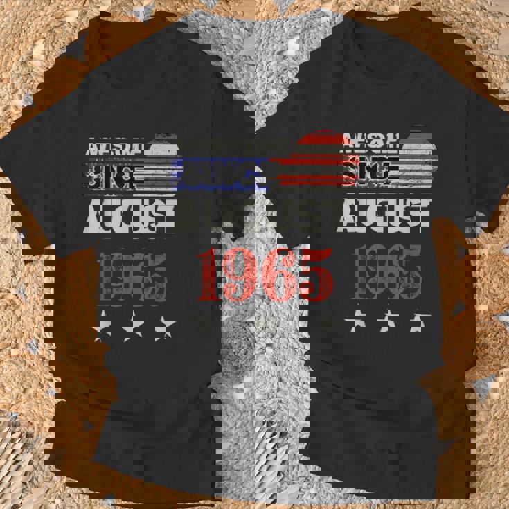 1965年以来素晴らしいヴィンテージアメリカ国旗クラシック1965年8月。 Tシャツ 高齢者への贈り物