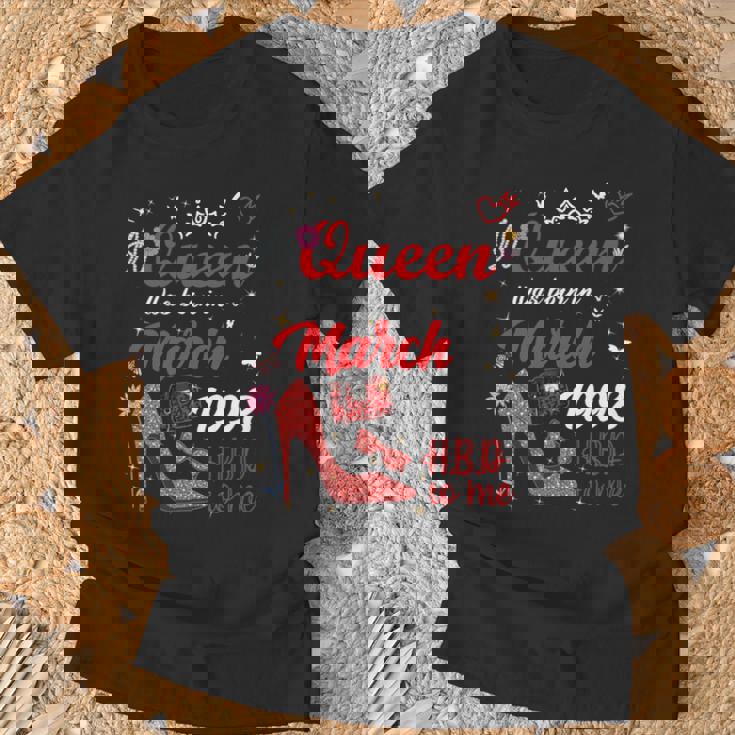 1998年3月 誕生日 この女王は1998年3月に生まれました 長袖tシャツ Tシャツ 高齢者への贈り物