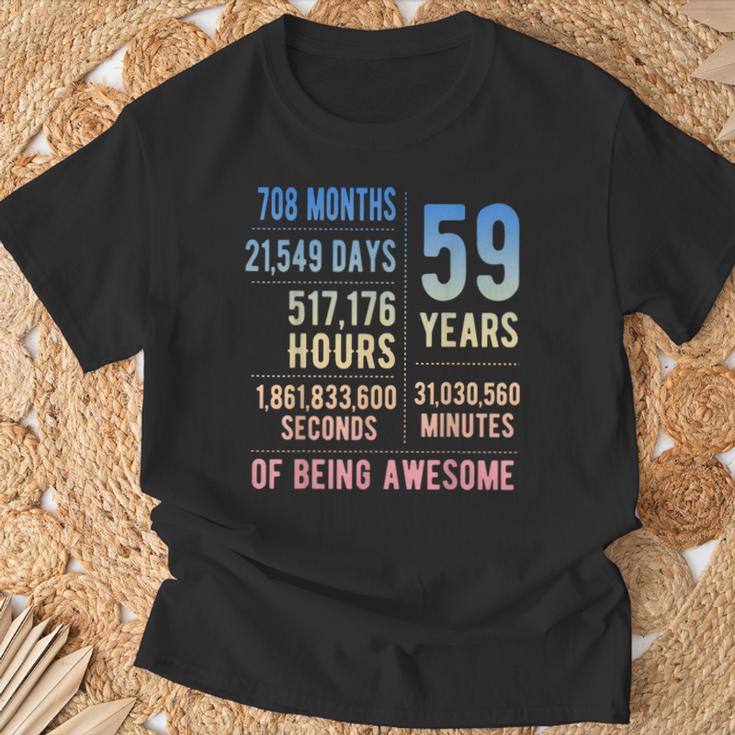 59歳の誕生日 男性 女性 面白い 59歳 Tシャツ 高齢者への贈り物