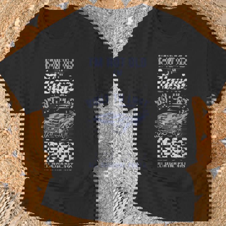60歳の誕生日 1966年クラシックカー Tシャツ 高齢者への贈り物