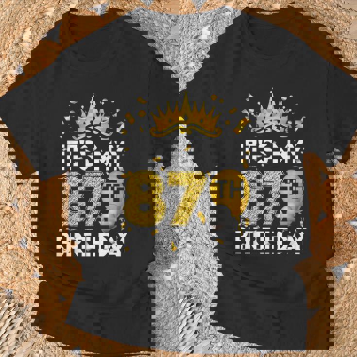 87歳の誕生日プレゼント 87歳の誕生日 87歳の誕生日 Tシャツ 高齢者への贈り物