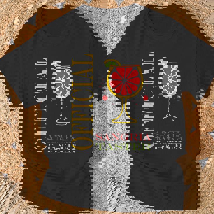 Alcohol Officialangria Taster Drinkangria Tシャツ 高齢者への贈り物