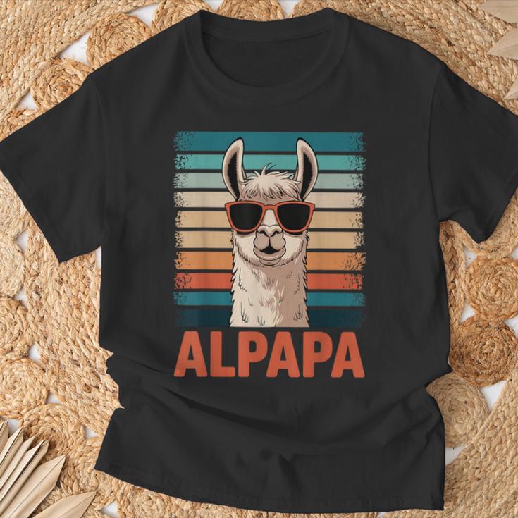 Alpapa Alpaca Dad Divertente Llama Regalo Per La Festa Del Maglietta Regalos para ancianos