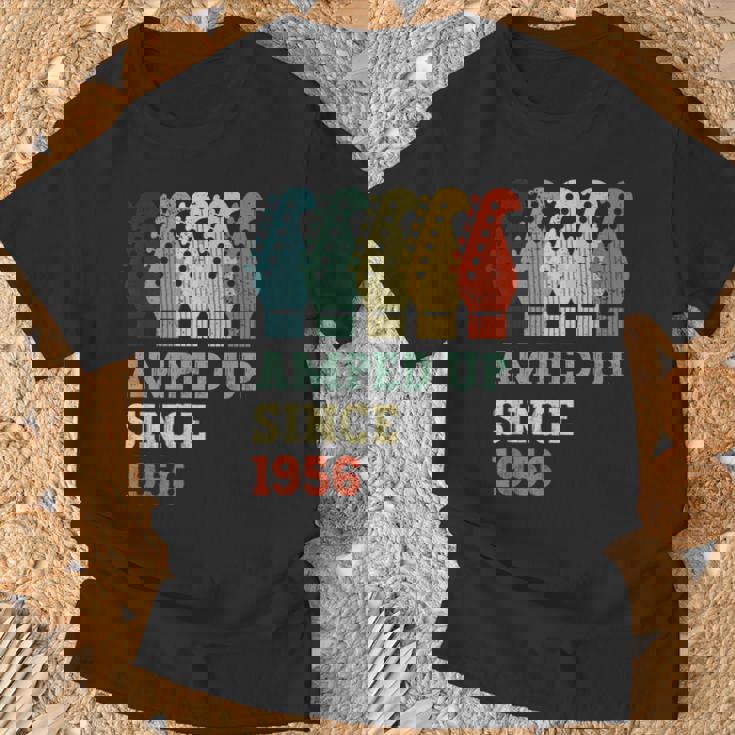 Amped Upince 1956 レトロ 誕生日 ギター 音楽 誕生年 Tシャツ 高齢者への贈り物