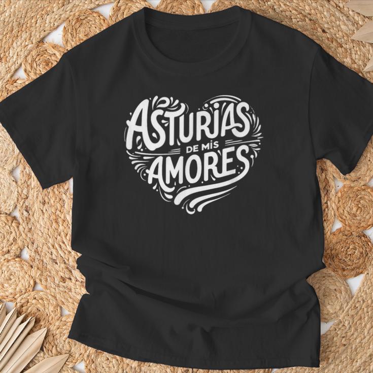 Asturias De Mis Amores Camiseta unisex Regalos para ancianos