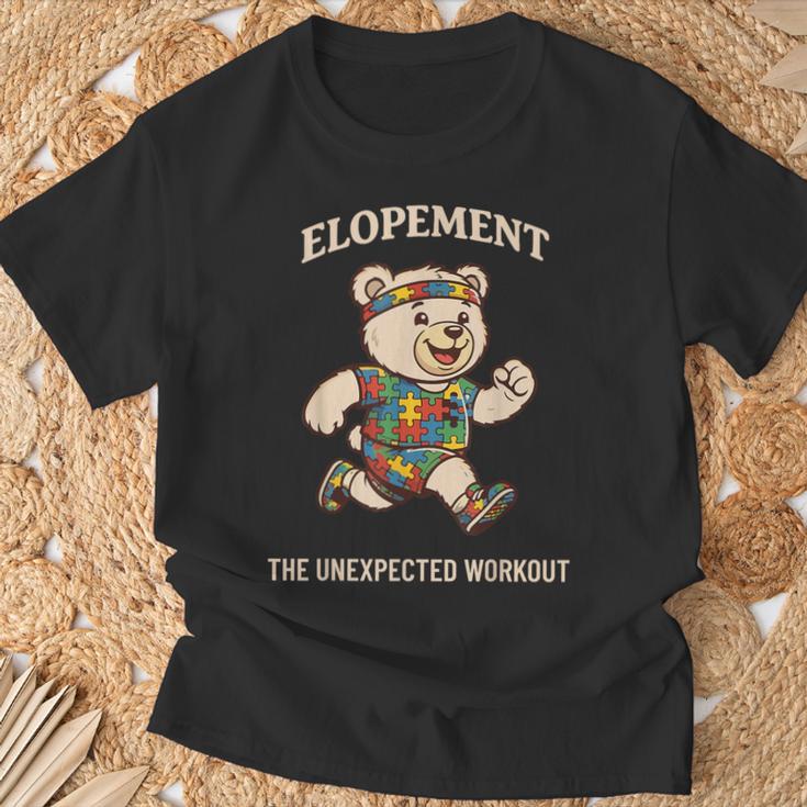 Autism Neurodiversity Bear Elopement The Unexpected Workout T-Shirt Gifts for Old Men Autism Neurodiversity Bear Elopement The Unexpected Workout T-Shirt Gifts for Old Men