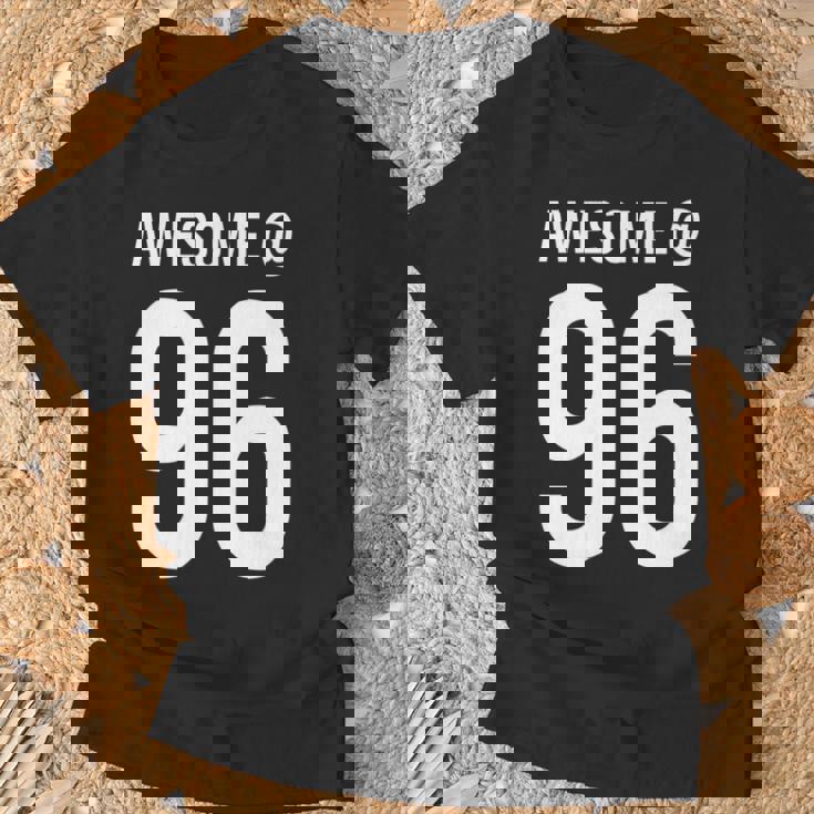Awesome At 96 面白い96歳の誕生日のお祝いに 長袖tシャツ Tシャツ 高齢者への贈り物