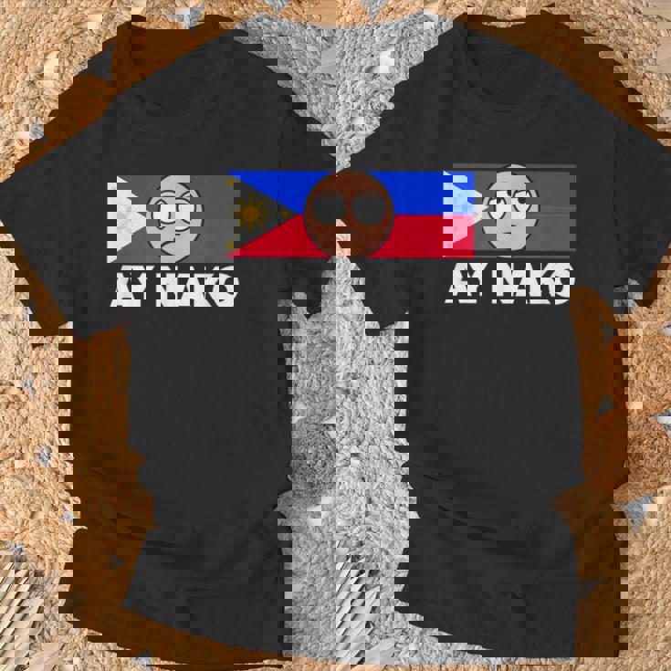 Ay Nako Pinoy Pride Filipino Philippines シャツ Tシャツ 高齢者への贈り物