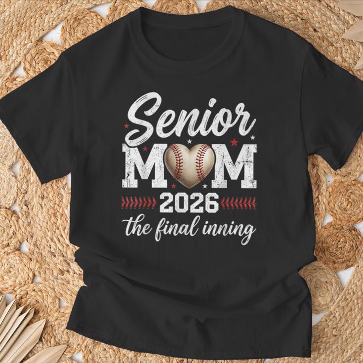 Baseball Senior Mom 2026 Final Inning Proud Mama Mother Mom T-Shirt Gifts for Old Men Baseball Senior Mom 2026 Final Inning Proud Mama Mother Mom T-Shirt Gifts for Old Men