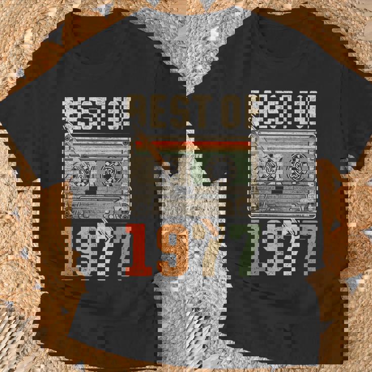 Best Of 1977 オールド・カセット 49歳の誕生日 レトロ Tシャツ 高齢者への贈り物