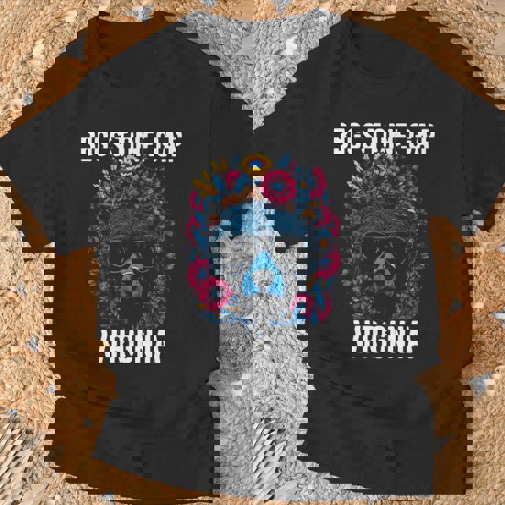 Bigtone Gap バージニア Usa クマと花のデザイン 長袖tシャツ Tシャツ 高齢者への贈り物