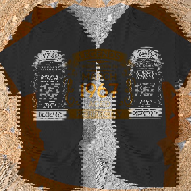 Birthday Legends Were Born Ins March 1967 Tシャツ 高齢者への贈り物