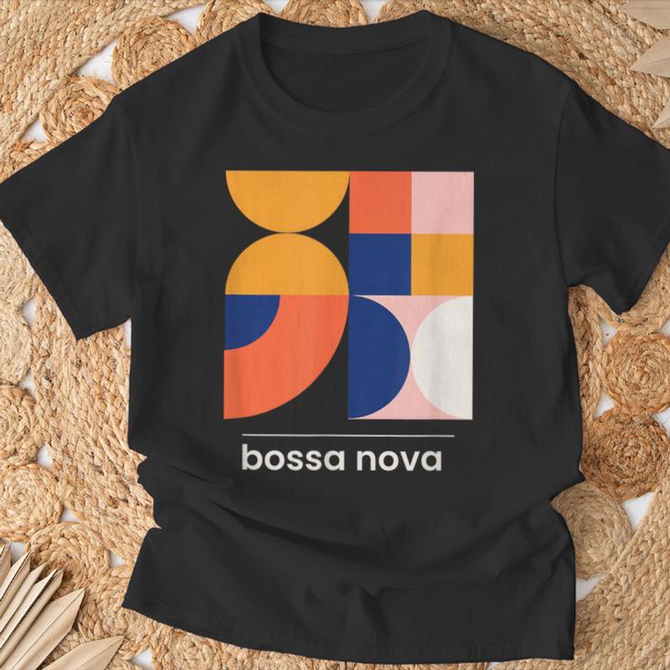 Bossa Nova ブラジル ジャズミュージック ヴィンテージモダンデザインtシャツ Tシャツ 高齢者への贈り物