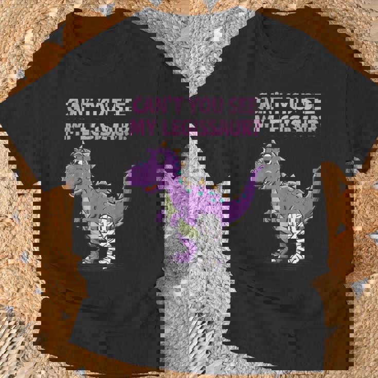 Broken Leg Art For Men Women Broken Bone Recovery T-Shirt Gifts for Old Men