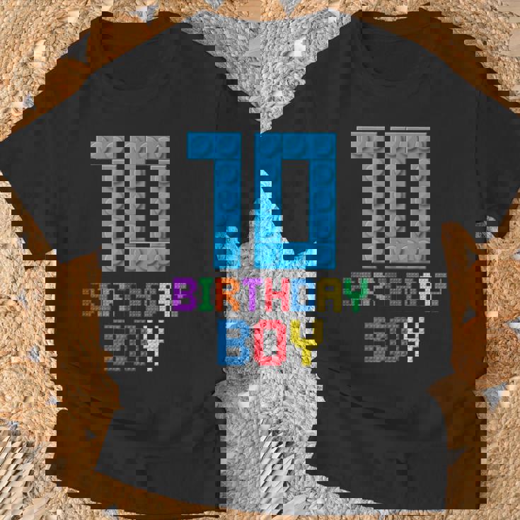 Building Bricks 10歳の誕生日 男の子 10年 マスタービルダー Tシャツ 高齢者への贈り物