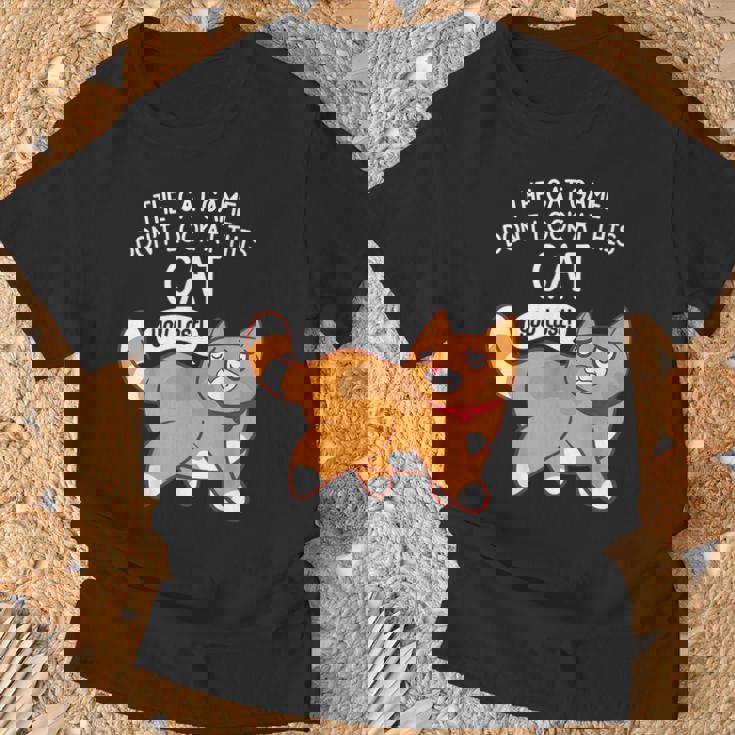 The Cat Game Don't Look At This Cat You Lost Kitten Tシャツ 高齢者への贈り物