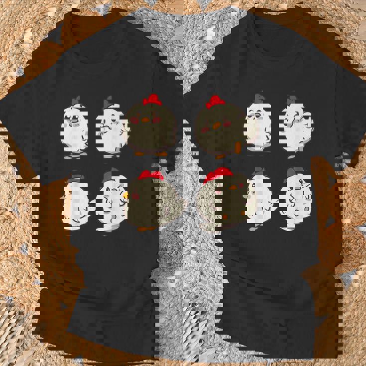 Chicken Chickens Cute Kawaii Anime Kawaii Japan Tシャツ 高齢者への贈り物