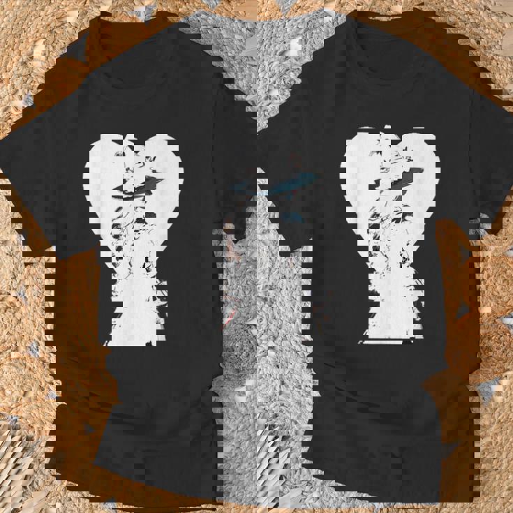 Corazón De Una Bruja Blanca Camiseta unisex Regalos para ancianos