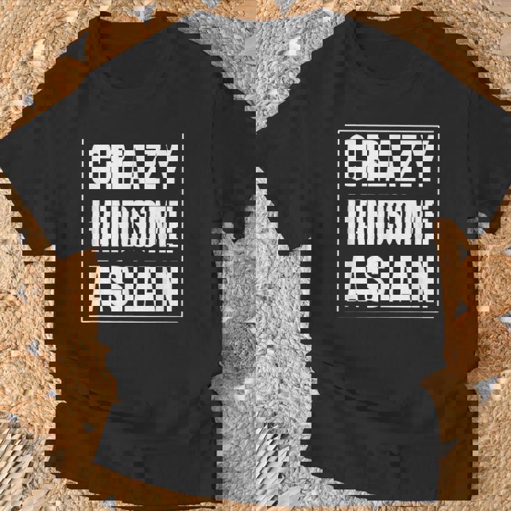 Crazy Handsome アジアンファニーtシャツ Tシャツ 高齢者への贈り物