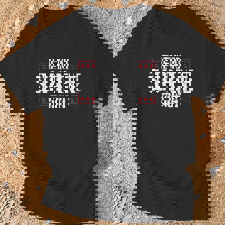 Defundupreme Court 政治的声明 長袖tシャツ Tシャツ 高齢者への贈り物