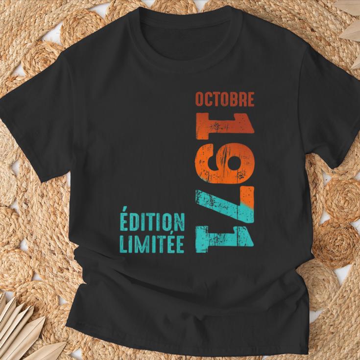Depuis Octobre 1971 Année 1971 Rétro 1971Intage 1971 T-Shirt Cadeaux pour les vieillards