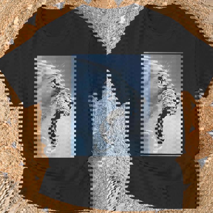 Divertido León Mono Meme Ragebait Meme Cerebro Rojo Gen Alfa Meme Camiseta unisex Regalos para ancianos