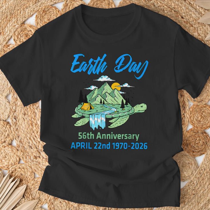 Earth Day 2026 56Th Anniversary Earth Day Turtle T-Shirt Gifts for Old Men Earth Day 2026 56Th Anniversary Earth Day Turtle T-Shirt Gifts for Old Men