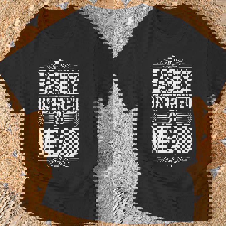 Easy Distracted By Mead 長袖tシャツ Tシャツ 高齢者への贈り物