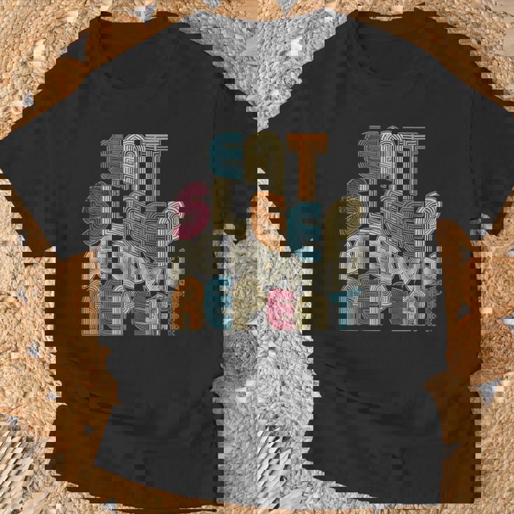 Eatleep Be Edwin Repeat Groovy Retro Edwin Tシャツ 高齢者への贈り物