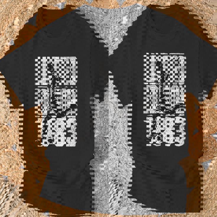 Edición Limitada 1983 Edición Limitada Fútbol Cumpleaños Camiseta unisex Regalos para ancianos