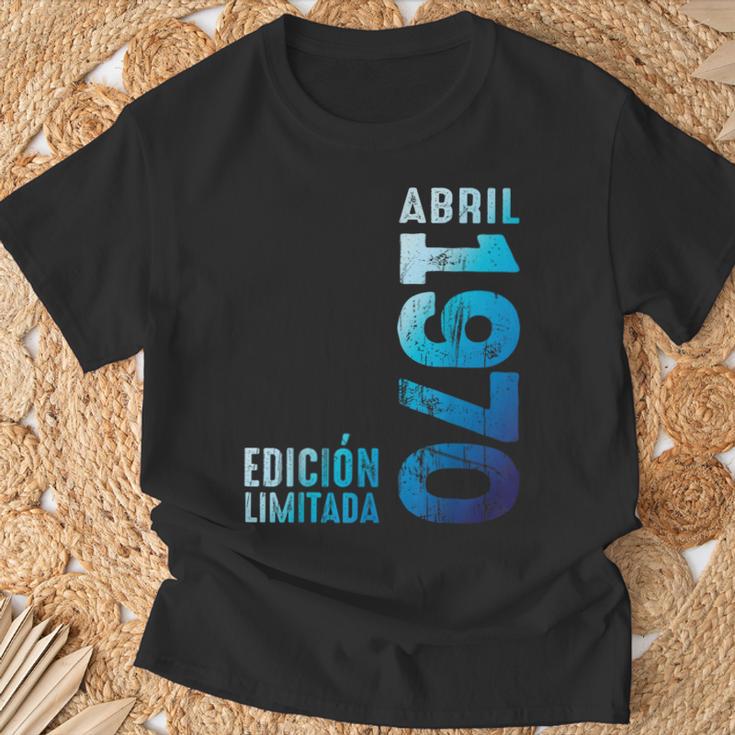 Edición Limitada Abril 1970 Retro 1970Intage 1970 Camiseta unisex Regalos para ancianos