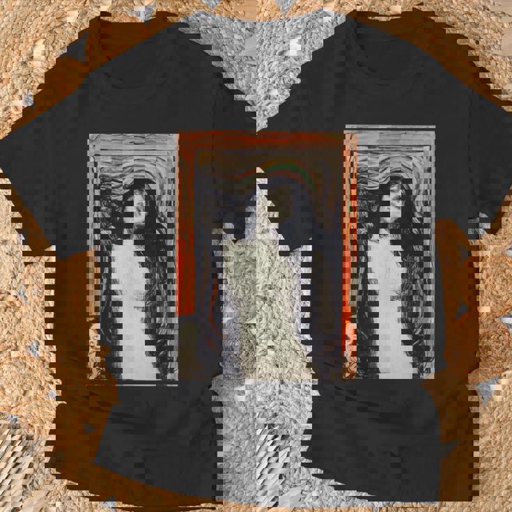 Edvard Munch作 マドンナ Tシャツ 高齢者への贈り物