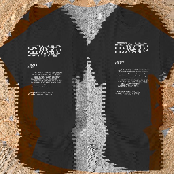 Edward Is The Best Name Definition Ed Edward Tシャツ 高齢者への贈り物
