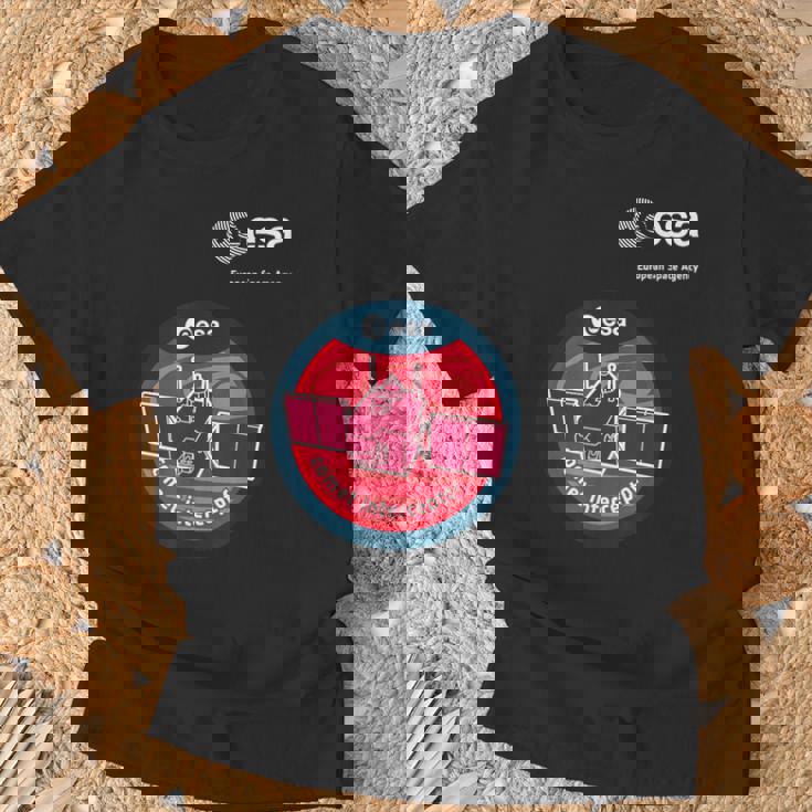Esa欧州宇宙機関ミッション彗星迎撃パッチ Tシャツ 高齢者への贈り物