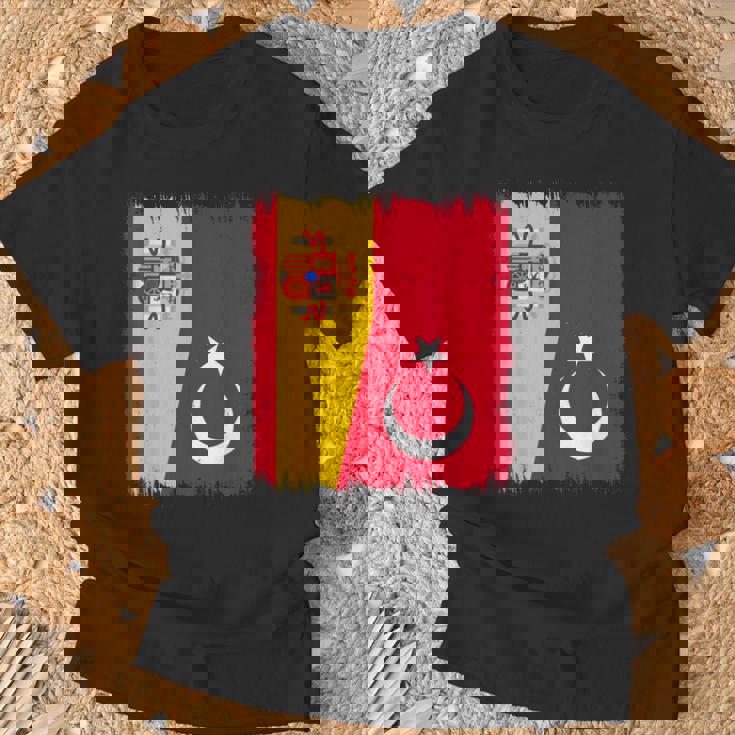 España Turquía Bandera Española Raíces Turcas Camiseta unisex Regalos para ancianos
