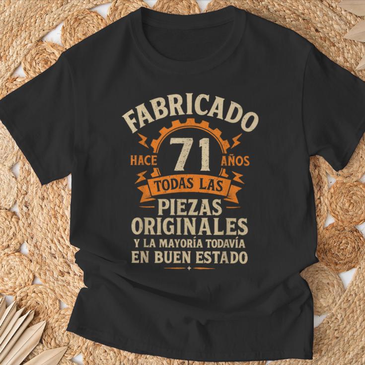 Fabricado Hace 71 Años Divertida Regalo 71 Cumpleaños Hombre Camiseta unisex Regalos para ancianos