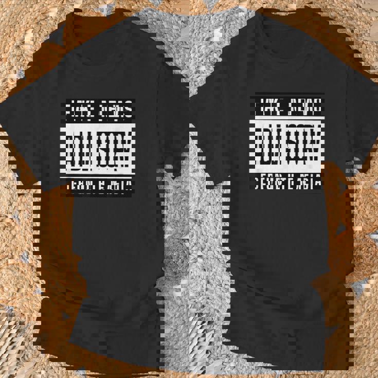 Fake News Advisory Defund The Media Tシャツ 高齢者への贈り物