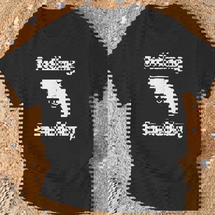 Feelingnubby Revolver Pistol スナブノーズ スナブノーズ Tシャツ 高齢者への贈り物